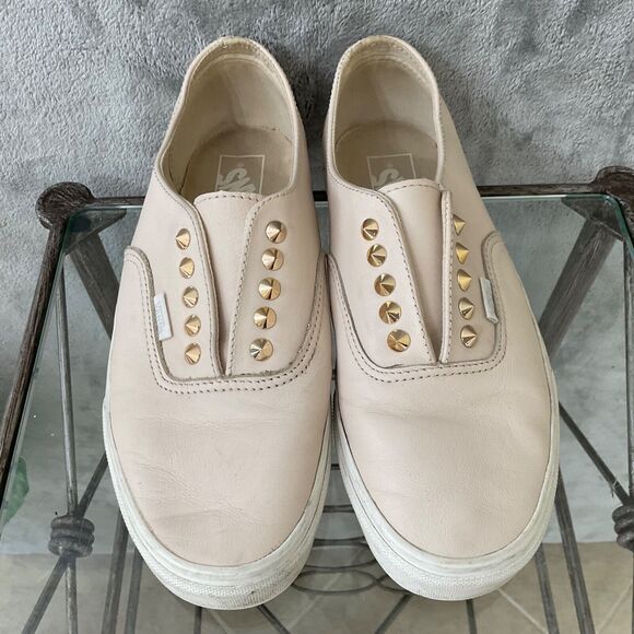 Vans OTW Shoes Women's size 9.5 Gore Gold tone Studded Slip-on Sneakers - Picture 1 of 12